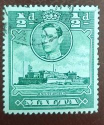 İngiliz Yönetimindeki Malta 1938 - damgalı