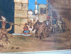 Osmanlı Geçidi – Yakma Tekniği ve Akrilikle Can Bulmuş Oryantal Sahne