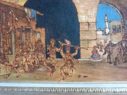 Osmanlı Geçidi – Yakma Tekniği ve Akrilikle Can Bulmuş Oryantal Sahne