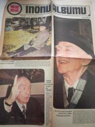 Hürriyet Gazetesi 28 Aralık 1973 - İsmet İnönü Albümü