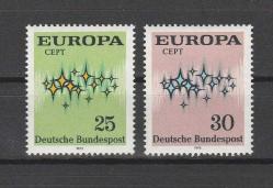 1972 ALMANYA EUROPA CEPT DAMGASIZ TAM SERİ MNH