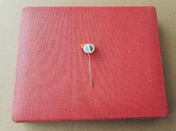 ESKİ - ANADOLU ÜNİVERSİTESİ ROZETİ - MADALYA ( SICAK MİNELİ MODEL ) C4123