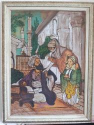 Zamanın Bilgeliği – Yakma Tekniği ile Özgün Akrilik Eser