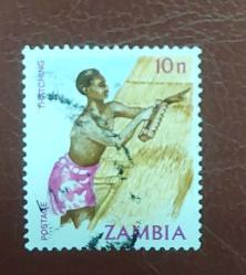 Zambiya - damgalı pul