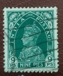 İngiliz sömürgesi Hindistan Kral VI. George Dönemi - damgalı