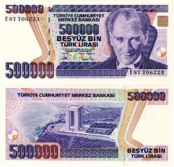 TC 7.Emisyon 500.000 TL 3.Tertip-E87 ÇİL