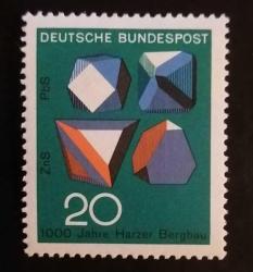 1968 ALMANYA DAMGASIZ POSTA PULU