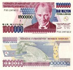 TC 7.Emisyon 1.000.000 TL 3.Tertip-P55 ÇİL