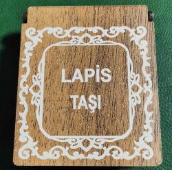 LAPİS  BİLEKLİK VE KOLYE  SET ( KUTULU ) Doğal Taş