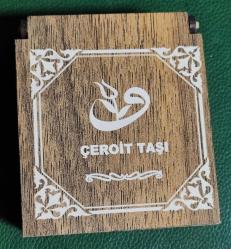 ÇEROİT BİLEKLİK VE KOLYE SET ( KUTULU ) Doğal Taş