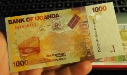 UGANDA 1.000 ŞİLİN ÇİL
