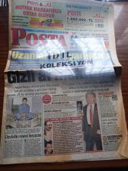 Posta Gazetesi - Turkish Newspaper - 1 Temmuz 2000 - Uzan'ların uyanıklığı - gizli af mektubu - adalet bakanı Hikmet Sami Türk Ecevit Devlet Bahçeli ve Mesut Yılmaz'a gizli birer mektup yazarak affı bir an önce çıkarmalarını istedi - işte tarihe geçecek satırlar - devletin resmi boyacısı Kayserili Mesut Çetin fotoğraf - Amerika'da tecavüzcü Türk doktoru Selim Can Alkoç aranıyor - yılın düğünü Füsun Topbaş ve Burak Bahar fotoğraf - Demet Şener'in silikonları dert oldu fotoğraf - Cem Özer Demet Sağıroğlu ve edip Araç Melih Kibar'a konuk olacaklar fotoğraf - vücut tipine göre mayo - SPK müfettişleri Çukurova elektrikten sonra Dün de Kepez'e baskın yaptı - Cumhurbaşkanı Ahmet Necdet Sezer'den polise hukuk dersi - DGM'den Ahmet Kaya'ya yeni dava - sinemada bugün - geleneksel 639. Kırkpınar güreşleri Dün düzenlenen açılış törenleri ile başladı - at yarışı rehberi - Samsunspor Ertuğrul Sağlam'ı çiçeklerle karşıladı - Fenerbahçe transferde sadece Lazetiç'i bitirebildi fotoğraf - Scala
