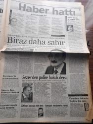 Posta Gazetesi - Turkish Newspaper - 1 Temmuz 2000 - Uzan'ların uyanıklığı - gizli af mektubu - adalet bakanı Hikmet Sami Türk Ecevit Devlet Bahçeli ve Mesut Yılmaz'a gizli birer mektup yazarak affı bir an önce çıkarmalarını istedi - işte tarihe geçecek satırlar - devletin resmi boyacısı Kayserili Mesut Çetin fotoğraf - Amerika'da tecavüzcü Türk doktoru Selim Can Alkoç aranıyor - yılın düğünü Füsun Topbaş ve Burak Bahar fotoğraf - Demet Şener'in silikonları dert oldu fotoğraf - Cem Özer Demet Sağıroğlu ve edip Araç Melih Kibar'a konuk olacaklar fotoğraf - vücut tipine göre mayo - SPK müfettişleri Çukurova elektrikten sonra Dün de Kepez'e baskın yaptı - Cumhurbaşkanı Ahmet Necdet Sezer'den polise hukuk dersi - DGM'den Ahmet Kaya'ya yeni dava - sinemada bugün - geleneksel 639. Kırkpınar güreşleri Dün düzenlenen açılış törenleri ile başladı - at yarışı rehberi - Samsunspor Ertuğrul Sağlam'ı çiçeklerle karşıladı - Fenerbahçe transferde sadece Lazetiç'i bitirebildi fotoğraf - Scala