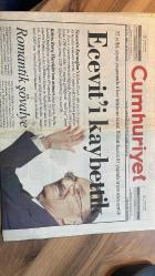 6 KASIM 2006 BÜLENT ECEVİT ÖLÜM HABERLİ CUMHURİYET GAZETESİ