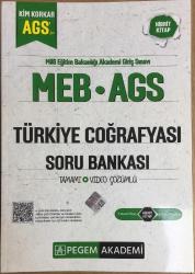 2025 MEB-AGS Soru Bankası Tamamı Çözümlü Türkiye Coğrafyası