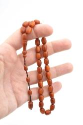 Sistemli Kapsül Kesim Günlük Boy Turuncu Fiber Tesbih