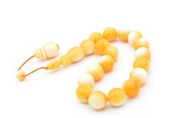 Sistemli Küre Kesim Turuncu Beyrut Damla Kehribar Efe Maskot Tesbih