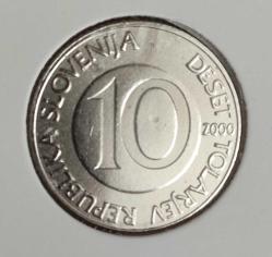 SLOVENYA 10 TOLARJEV 2000