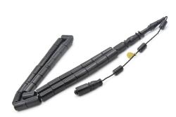 Hakan Turan İmzalı Kesme Model Siyah Sıkma Kehribar Tesbih