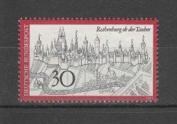 1969 Almanya Rothenburg ob der Tauber Damgasız Tam Seri MNH