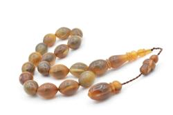 Sistemli Beyzi Kesim Ceylan Boynuzu Efe Maskot Tesbih 008