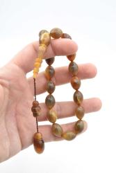 Sistemli Beyzi Kesim Ceylan Boynuzu Efe Maskot Tesbih 008