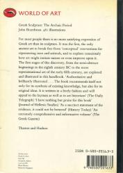 Greek Sculpture: The Archaic Period (World of Art Series)