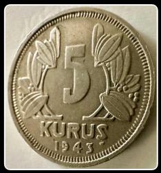 1943 - 5 KURUŞ (TCM943.)