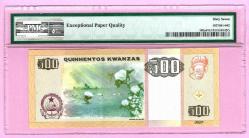 ANGOLA 500 KWANZAS P149a UNC (TK 19 225) ÇİL