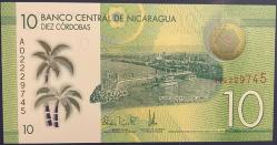 NİKARAGUA 10 CORDOBA POLİMER ÇİL 2014 RESİMDEKİ ÜRÜN