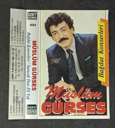 SADECE KARTONETTİR * KASET YOKTUR * MÜSLÜM GÜRSES * BAĞDAT KONSERİ / SARACAK DOST ELİ YOK