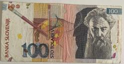 SLOVENYA 100 TOLARJEV 1992. ÇOK.TEMİZ KAĞIT PARA RESİMDEKİ ÜRÜN