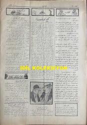 Osmanlıca Karagöz Mizah Dergisi-Gazetesi, Orijinal Dönem Basım, (Ottoman Magazine-Newspaper-Journal Illustré Cara-Gueuz) - 3 Şubat 1926 - Sayı: 1866 - Karikatürist Togo'nun İtalya'nın Silahlanmasına Dair Benito Mussolini'yi Tasvir Eden Çalışması: Bu Gidişle Bir Patlayacak Amma Ne Zaman? 