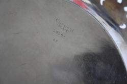 VİNTAGE CORONET PLATE 1506 - 47 YÜKSEK COK YOĞUN  GÜMÜŞ KAPLAMA BAKIR ŞEKERLİK (ÇİFTRAF