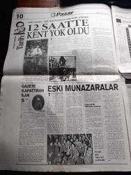 Star Pazar Gazetesi - Turkish Newspaper - 22 Ağustos 1999 - AKUT onların işi kurtarmak Fotoğrafı - deprem sorular ve yanıtlar - AKUT'un kuruluşuna öncülük eden Nasuh Mahruki - Emin Ali Sipahi yarışırken ölen babasının utangaç şampiyon oğlu - Nurettin Özyanık namı diğer Altındiş kaptan Fotoğrafı - Antalya film festivali'nin 36 1 5 Ekim tarihler arasında merhaba diyecek - festivalin babası Behlül Dal Fotoğrafı - Avrupa Güvenlik ve İşbirliği Teşkilatı (AGİT) 18 19 Kasım'da İstanbul'da toplanacak - deprem hasar senaryosu yazan Halit Kakınç - Jack London 1906 San Francisco depremini anlatıyor - eski münazaralar- Hacı Bektaş yazan Göksel Bozkurt - satranç - bulmaca - giyilebilir bilgisayar - Petrol ile gelen demokrasi yazan Semih İdiz - Net'te yayın devri - yüzyılın gençlik ideolü Elvis Presley Fotoğrafı - yaşama teknikleri yazan Kutlukhan Perker - sanat yazan Rengin Uz - Anna Karenina - hikaye Henri'nin tatili yazan Muzaffer İzgü - televizyonda bugün - Gülgün Feyman Fotoğrafı - Amasra foto