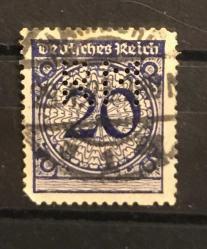 LOT.20 » ALMANYA REICH PULU DAMGALI PERFİN M7B