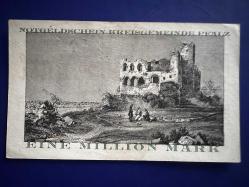 Notgeld Almanya Bavyera Palatinate 1000000 Mark 1923. Numista Nadirlik Endeksi:77