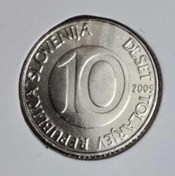 SLOVENYA 10 TOLARJEV 2005