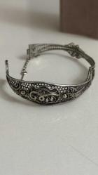 925 AYAR GÜMÜŞ ÇOK ESKİ TELKARİ BİLEZİK