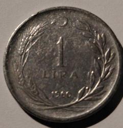 1960 metal 1 lira