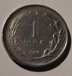 1966 madeni 1 lira