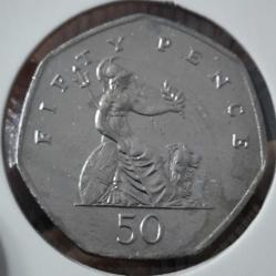 İNGİLTERE 50 PENCE  1997