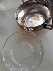 Antika art nouveau bakır sepet şekerlik Argentor