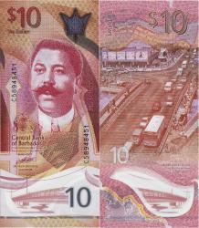 BARBADOS 10 DOLAR 2024 POLYMER ÇİL.