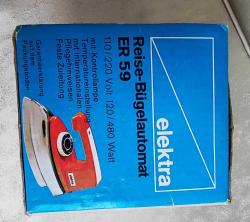 Vintage Alman Seyahat Ütüsü