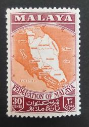 Malezya Federasyonu Damgasız  pul