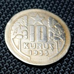 10 Kuruş 1935