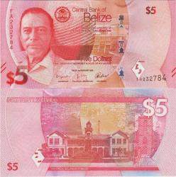 *** BELİZE 5 DOLAR 2025 ÇİL.
