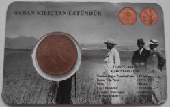 Fao Saban Kılıçtan Üstündür Hatıra 10 Kuruş Bakır
