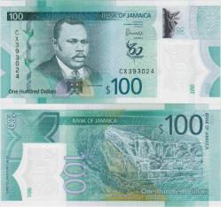 JAMAİKA 100 DOLAR 2022 POLYMER ÇİL.